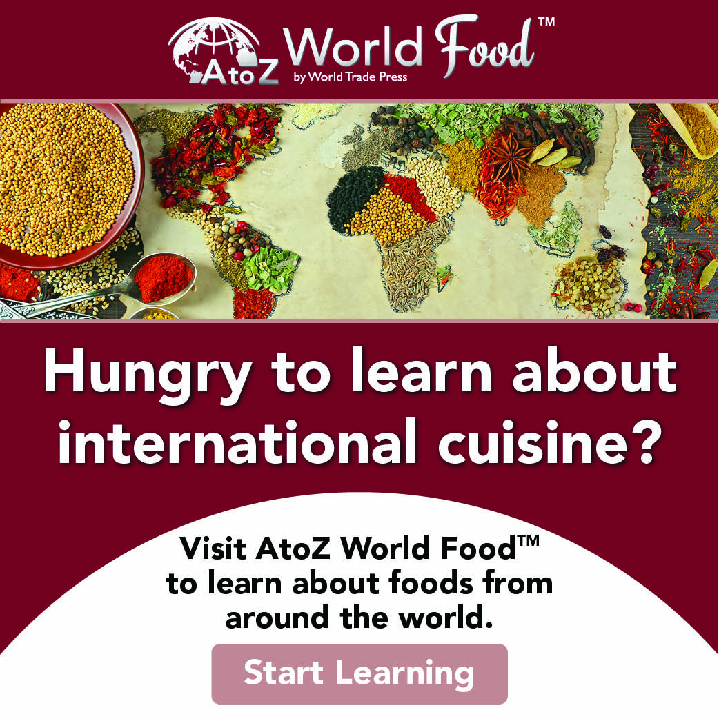 Hungry to learn about international cuisine? Visit AtoZ World Food and Start learning